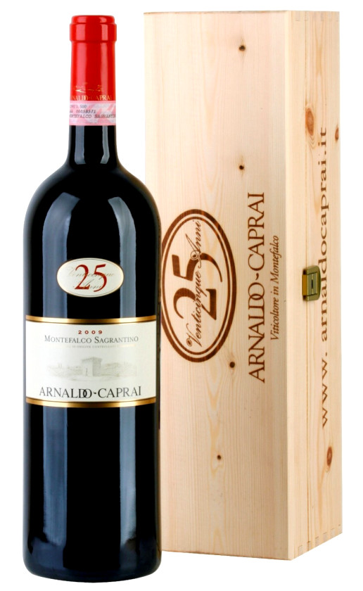 Wine Arnaldo Caprai 25 Anni Montefalco Sagrantino 2010 Wooden Box
