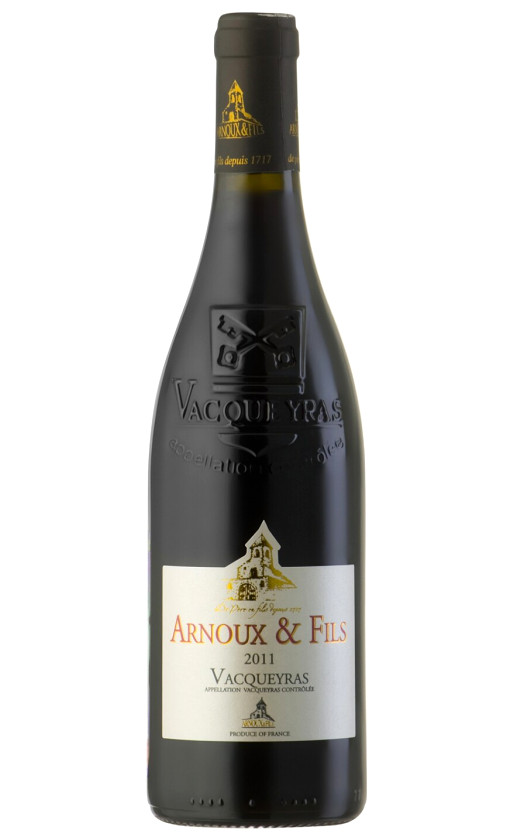 Wine Arnoux Fils Vacqueyras 2011