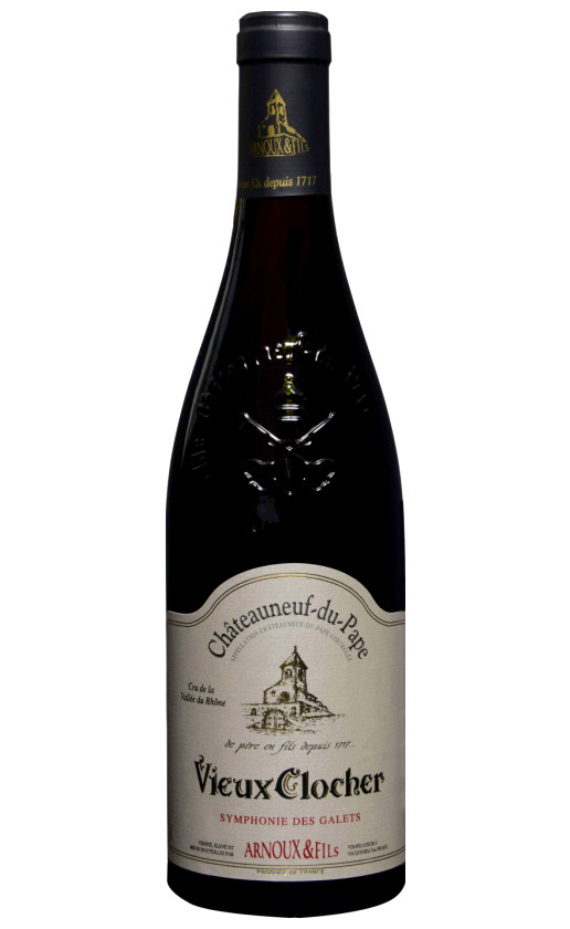 Wine Arnoux Fils Vieux Clocher Symphonie Des Galets Chateauneuf Du Pape 2017
