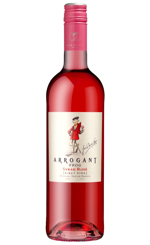 Wine Arrogant Frog Ribet Pink Syrah Rose 2016