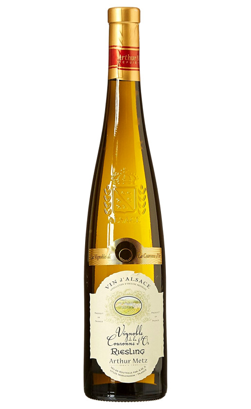 Wine Arthur Metz Vignoble De La Couronne Dor Riesling Alsace