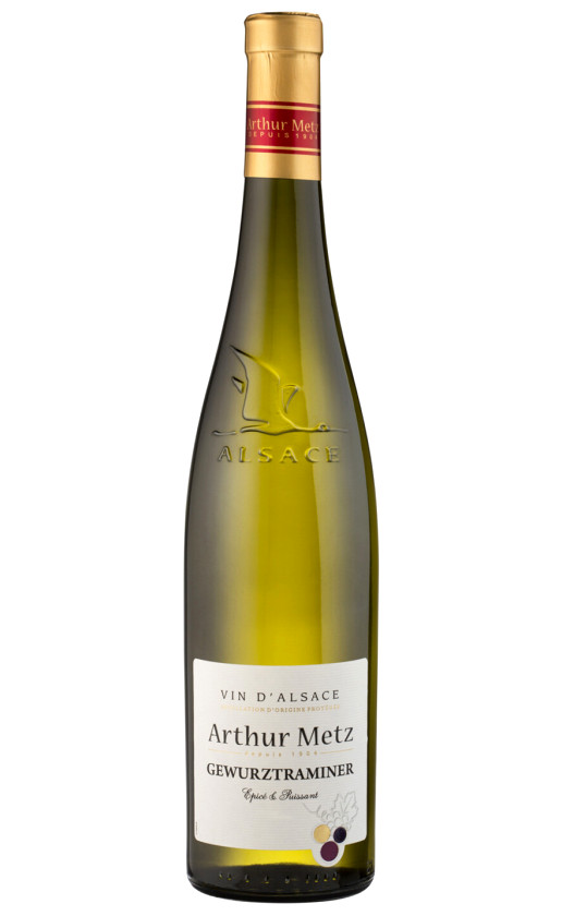 Wine Arthur Metz Vin Dalsace Gewurztraminer