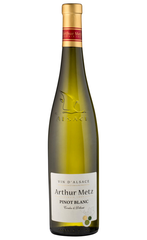 Wine Arthur Metz Vin Dalsace Pinot Blanc