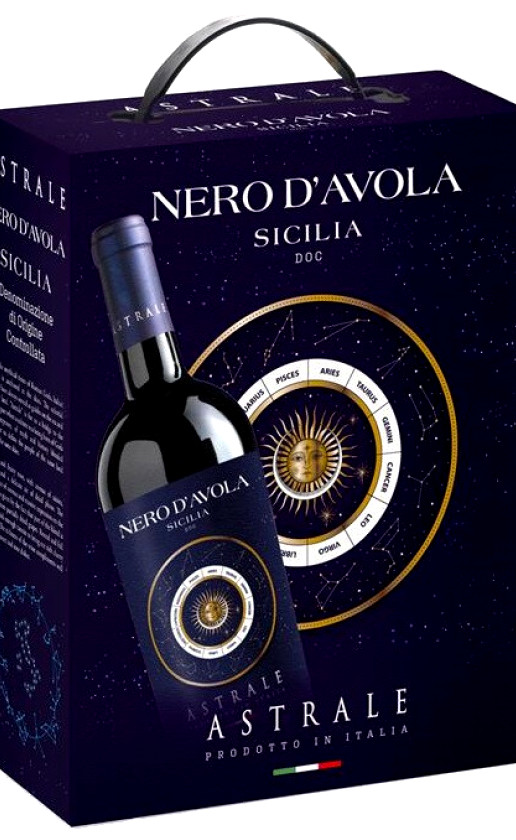 Wine Astrale Nero Davola Sicilia Bag In Box