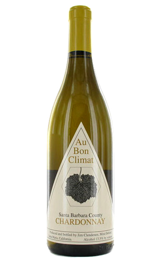 Wine Au Bon Climat Sanford Benedict Vineyard Chardonnay 1999
