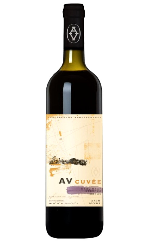 Вино AV cuvee Pinot Noir-Kefesiya-Merlot 2017