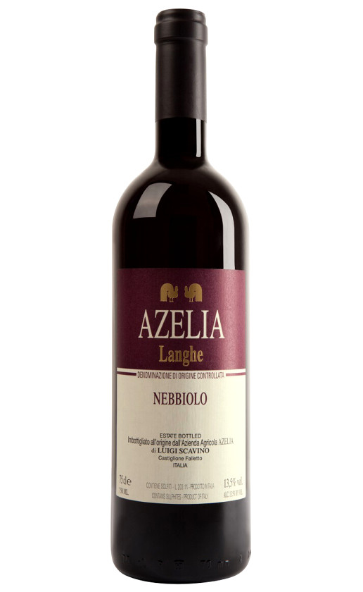 Вино Azelia Nebbiolo Langhe 2016