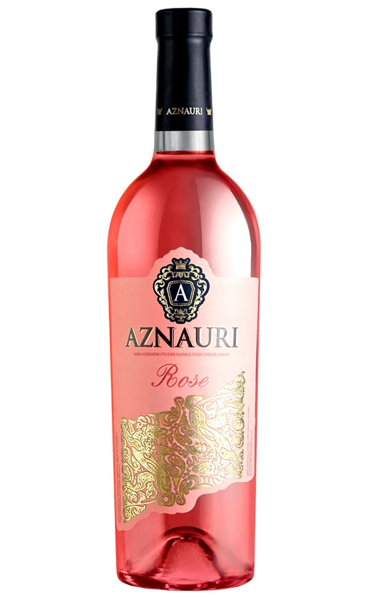 Wine Aznauri Rose Semi Sweet