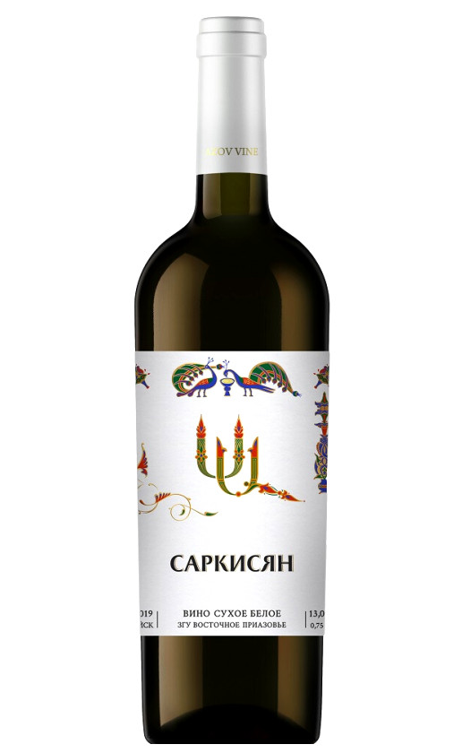 Wine Azov Vain Sarkisyan Beloe 2019