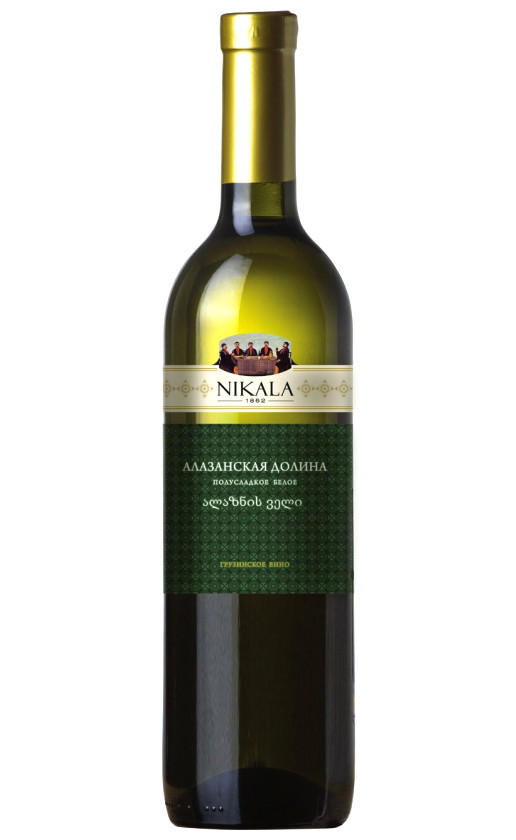 Wine Badagoni Nikala 1862 Alazani Valley White Semi Sweet