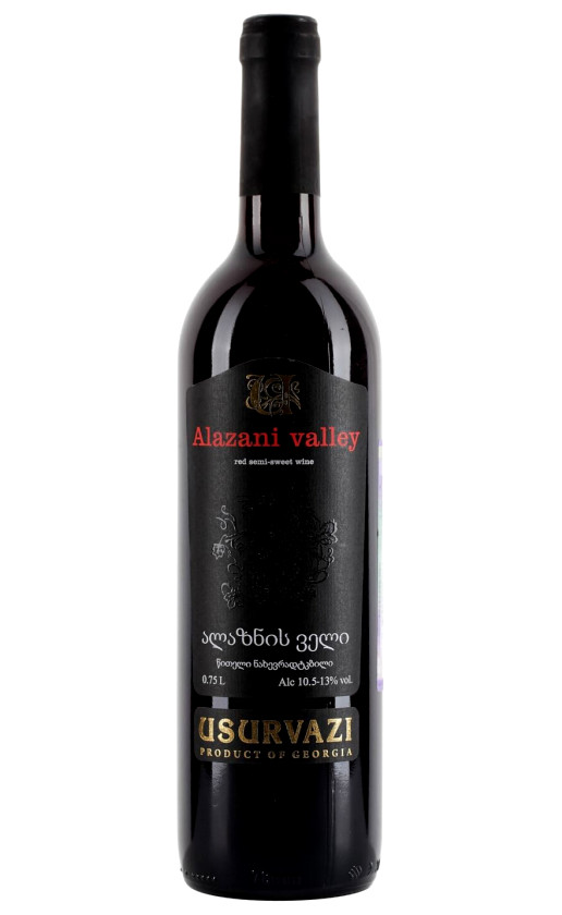 Wine Badagoni Usurvazi Alazani Valley Semi Sweet Red