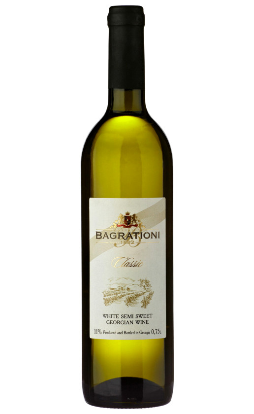 Wine Bagrationi Classic White Semi Sweet