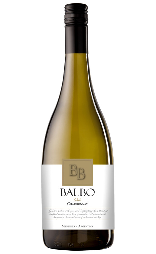 Вино Balbo Oak Chardonnay 2017