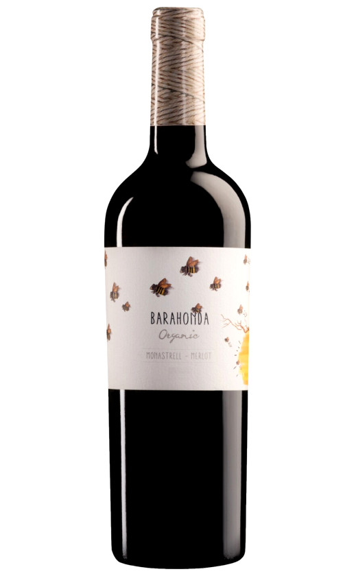 Wine Barahonda Organic Monastrell Merlot Yecla 2019
