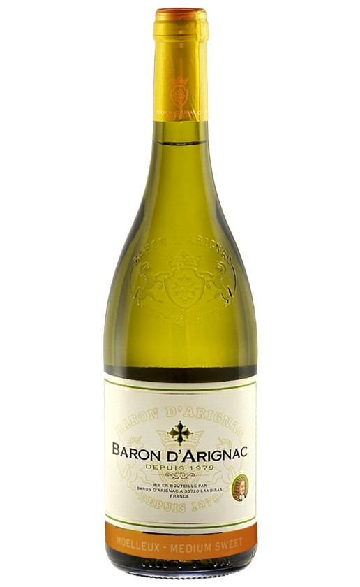 Вино Baron d'Arignac Blanc Moelleux