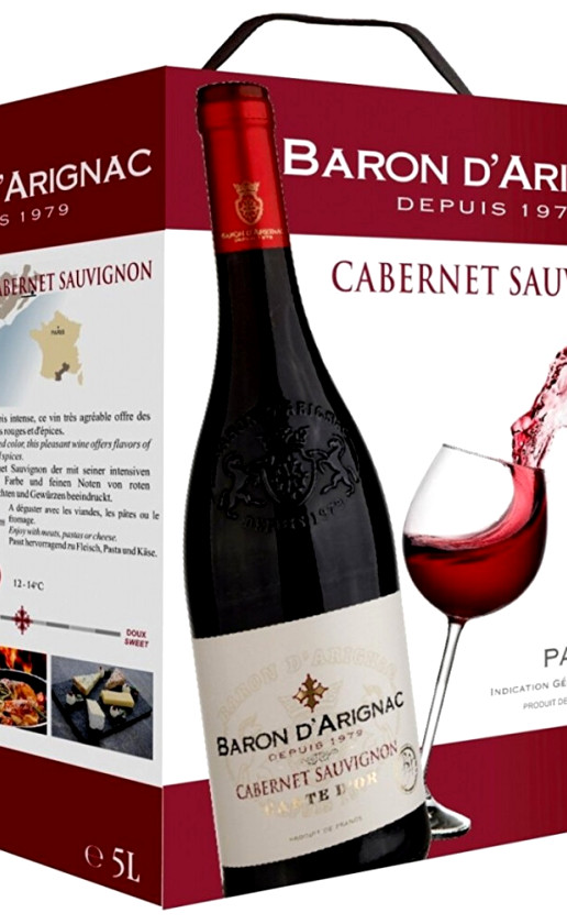 Wine Baron Darignac Cabernet Sauvignon Bag In Box