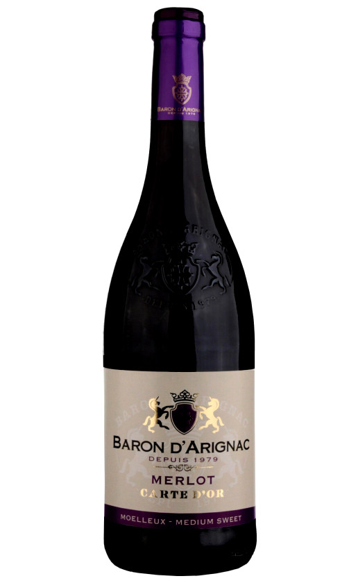 Вино Baron d'Arignac Merlot