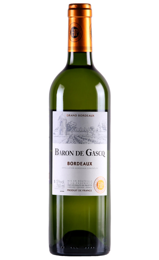 Wine Baron De Gascq Blanc Sec Bordeaux