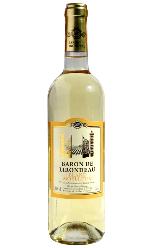 Wine Baron De Lirondeau Blanc Moelleux