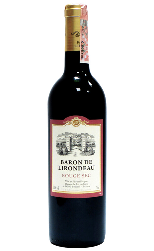 Wine Baron De Lirondeau Rouge Sec
