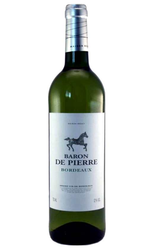 Wine Baron De Pierre Blanc Bordeaux 2014
