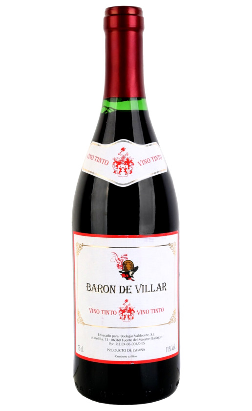 Wine Baron De Villar Tinto Seco