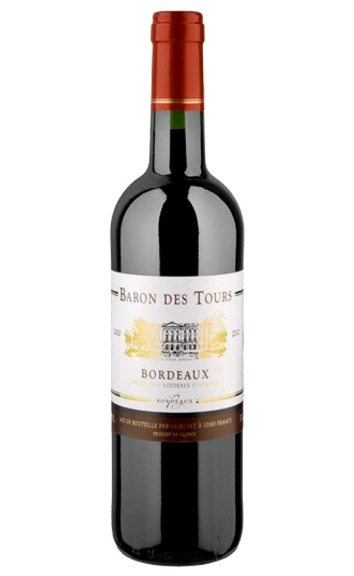 Вино Baron des Tours Bordeaux Rouge