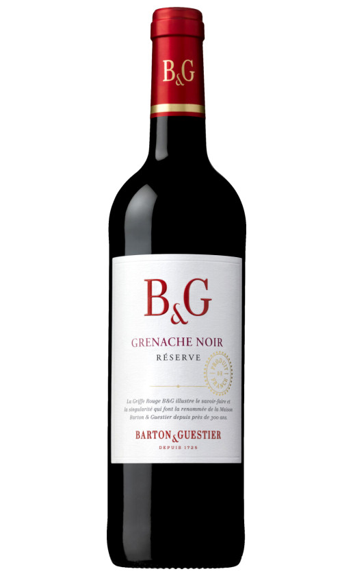 Wine Barton Guestier Reserve Grenache Noir Pays Doc