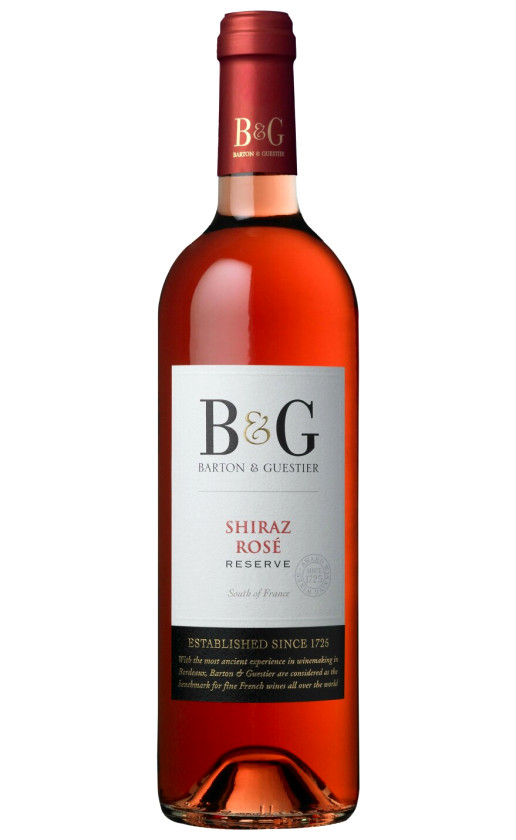 Wine Barton Guestier Reserve Shiraz Rose Pays Doc