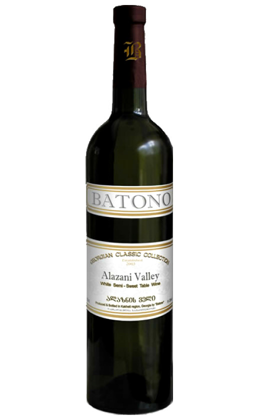 Wine Batono Alazani Valley White