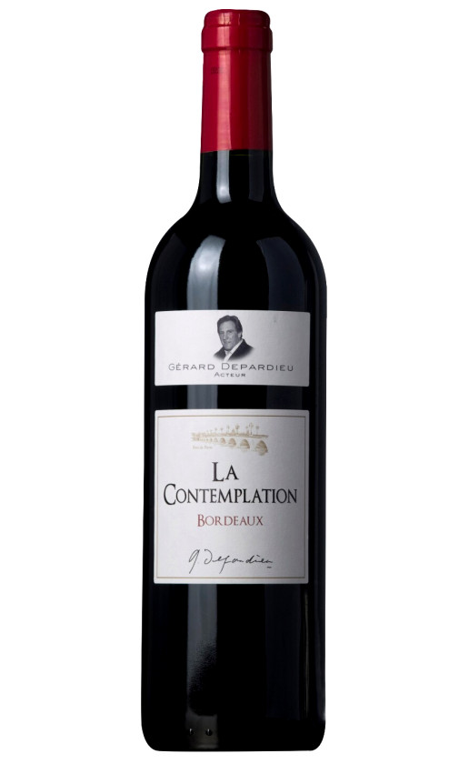 Wine Bernard Magrez La Contemplation Gerard Depardieu Bordeaux 2010