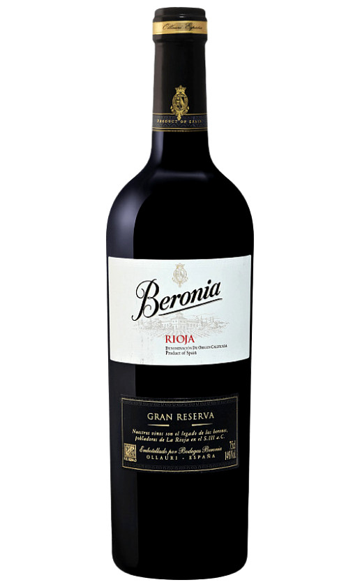 Вино Beronia Gran Reserva Rioja 2012
