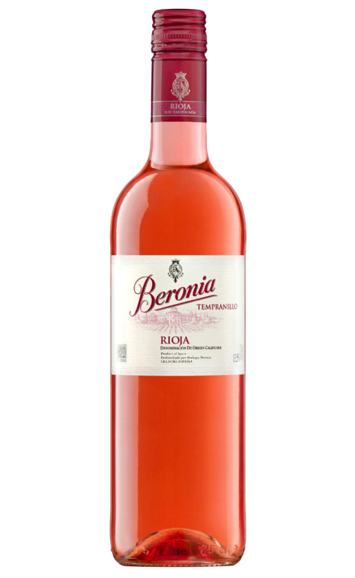 Вино Beronia Rosado Tempranillo Rioja 2016