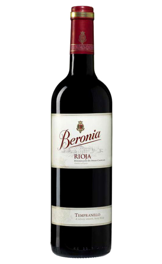 Wine Beronia Tempranillo Rioja 2015