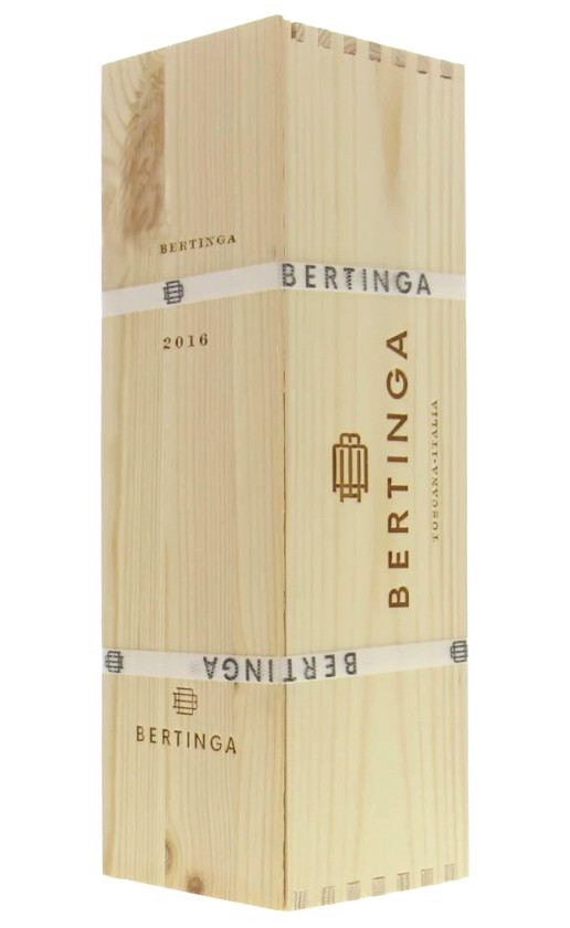 Вино Bertinga Bertinga Toscana 2016 wooden box
