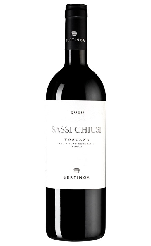 Вино Bertinga Sassi Chiusi Toscana 2016