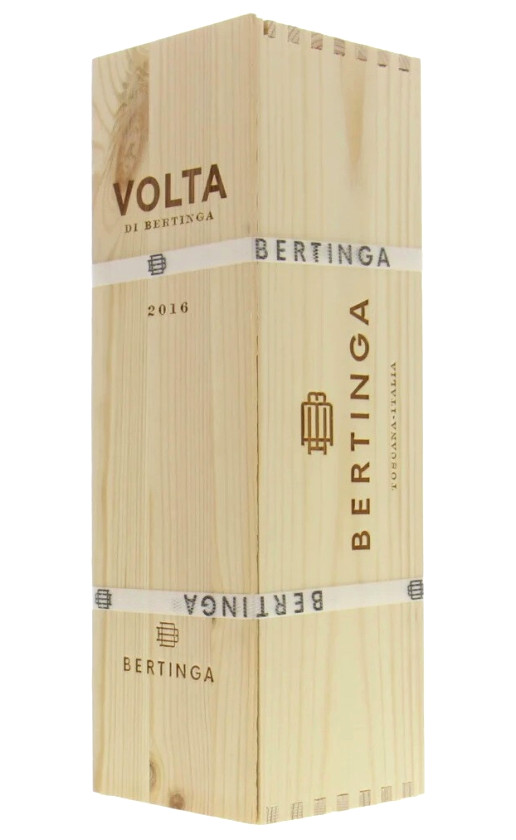Wine Bertinga Volta Di Bertinga Toscana 2016 Wooden Box