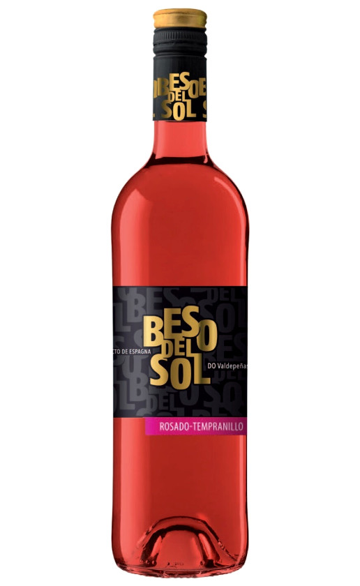 Вино Beso del Sol Rosado-Tempranillo Valdepenas