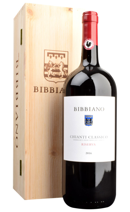 Wine Bibbiano Chianti Classico Riserva 2016 Wooden Box