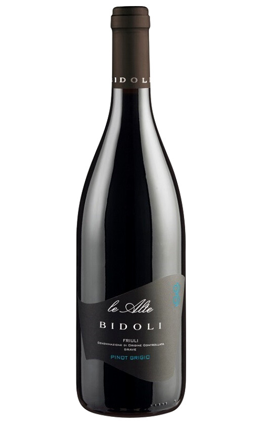 Wine Bidoli Le Alte Pinot Grigio Friuli Grave 2018