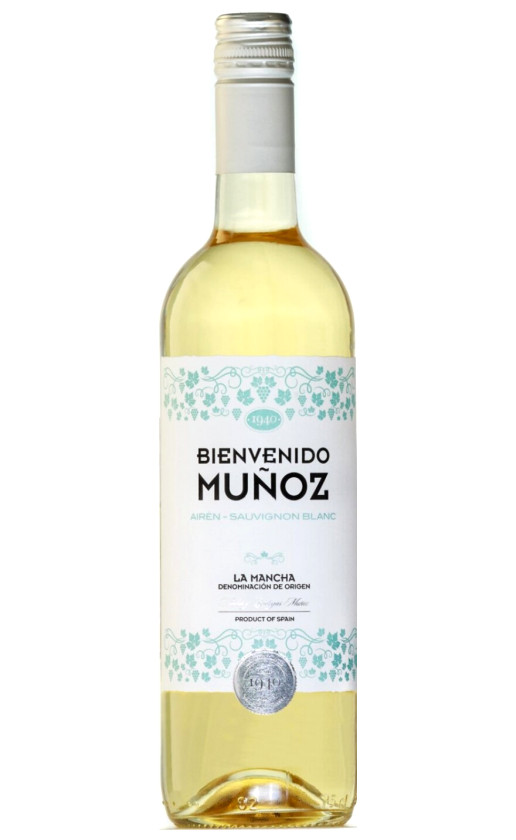 Wine Bienvenido Munoz Airen Sauvignon Blanc La Mancha