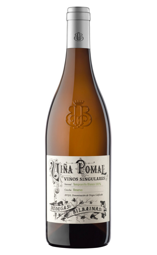 Bilbainas Vina Pomal Vinos Singulares Tempranillo Blanco Reserva Rioja 2014