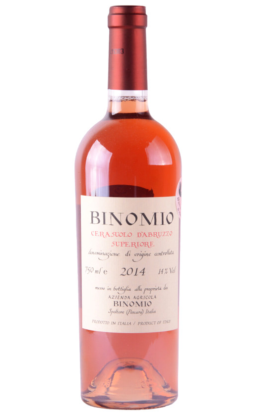 Wine Binomio Cerasuolo Dabruzzo Superiore 2014