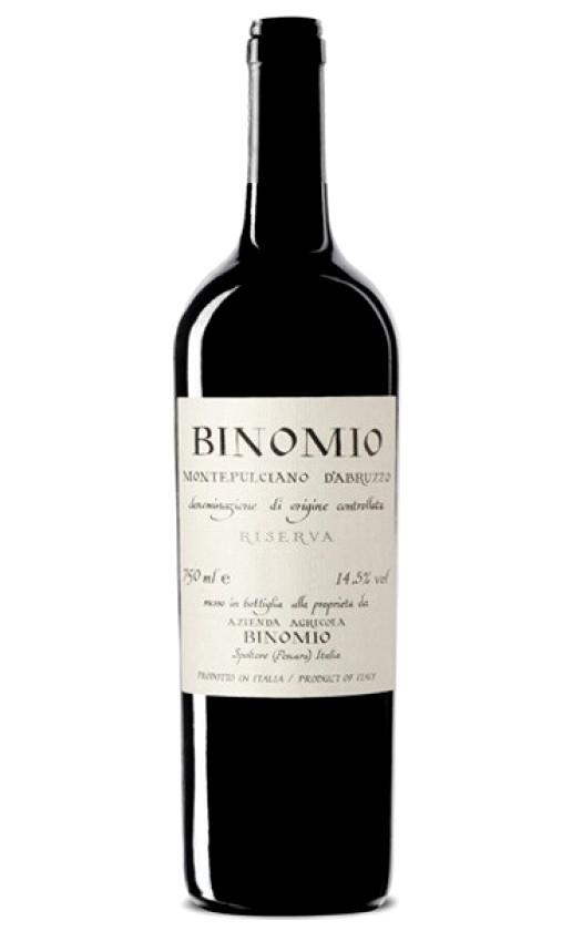 Wine Binomio Montepulciano Dabruzzo Riserva 2016