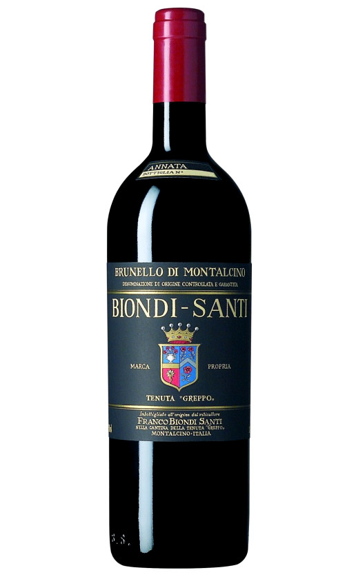 Wine Biondi Santi Brunello Di Montalcino Annata 2008