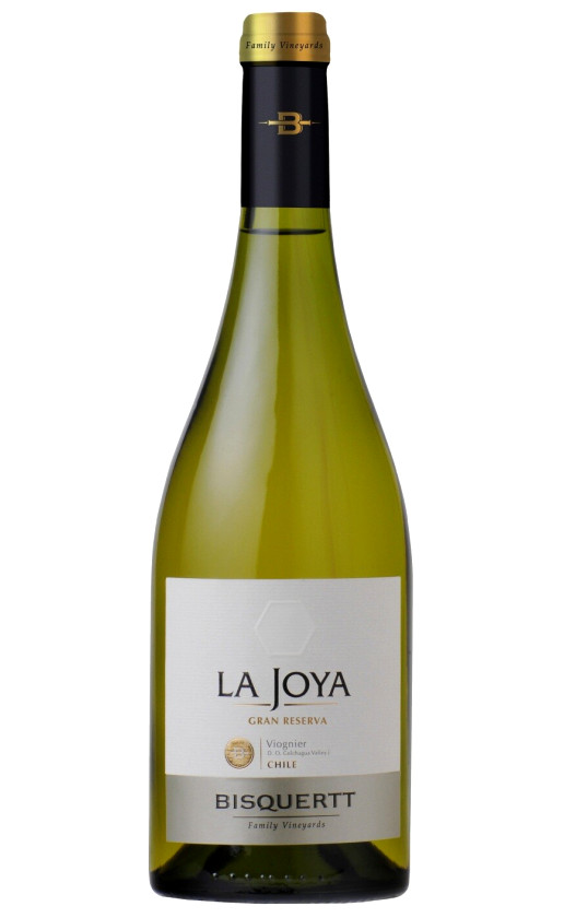 Wine Bisquertt La Joya Gran Reserva Viognier Colchagua Valley 2015