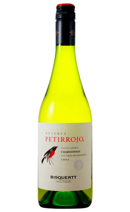 Wine Bisquertt Petirrojo Reserva Chardonnay Colchagua Valley 2019