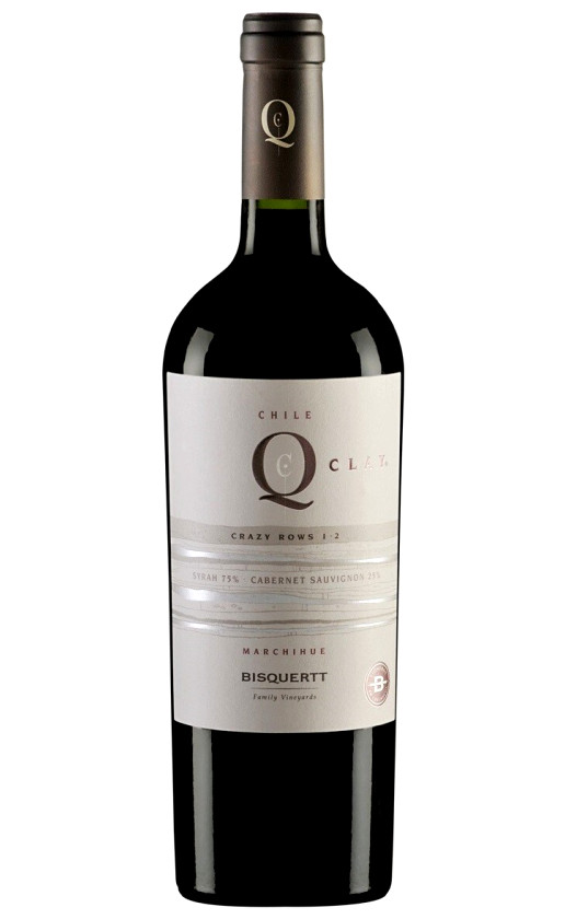 Bisquertt QClay Crazy Rows 1-2 Colchagua Valley 2014