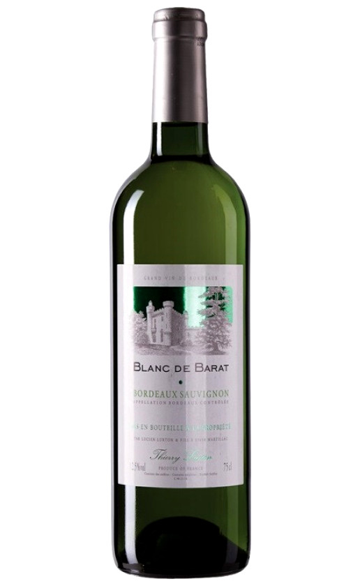 Wine Blanc De Barat Bordeaux