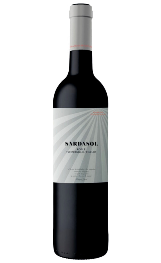 Вино Bodegas Alconde Sardasol Tempranillo-Merlot Roble Navarra